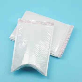 

13*15cm White Paper Envelopes Wedding Party Invitation Greeting Cards Paper Gift bag Pearl Film Bubble Envelope Mailing Bags