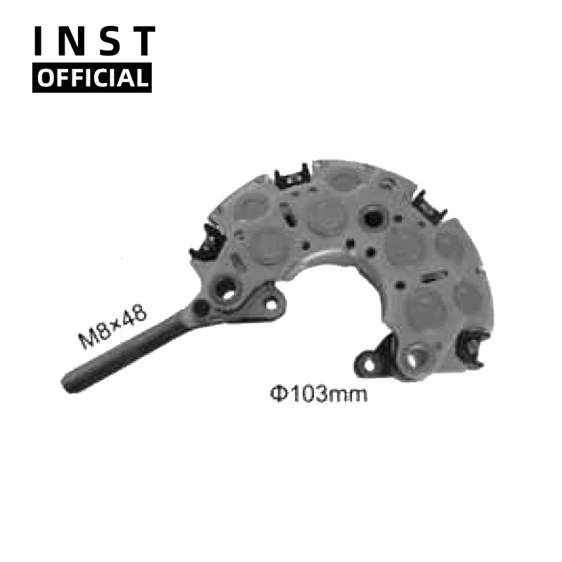 

ALTERNATOR GENERATORS RECTIFIER BRIDGE FOR INR722P 100211-2400 101211-5450 RN-05 31-8217 135043 0215804640 0215804650