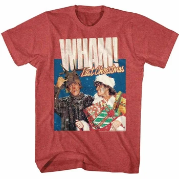 

Wham Last Christmas Album Cover Art Mens T Shirt Pop Music Merch George Michael