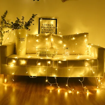 

2020 Garland String Light USB Power Curtain Fairy Lights Christmas Garland Lights LED String Lights Party Garden Home