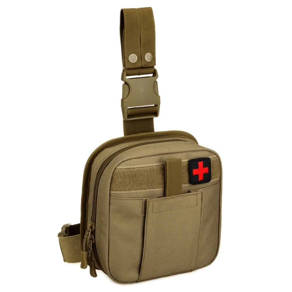 Поясная сумка для первой помощи, тактическая набедренная сумка для ног, сумка для экстренных ситуаций на открытом воздухе, сумка для талии, многофункциональная сумка для бедер - Цвет: Z