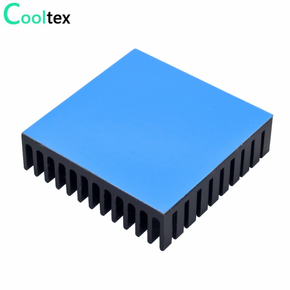 Dissipador de Alumínio para Chip Eletrônico ic Led Dissipador de Calor Radiador Refrigerador Tap Condutiva Térmica Pcs 40x40x11 mm - Imagem 5