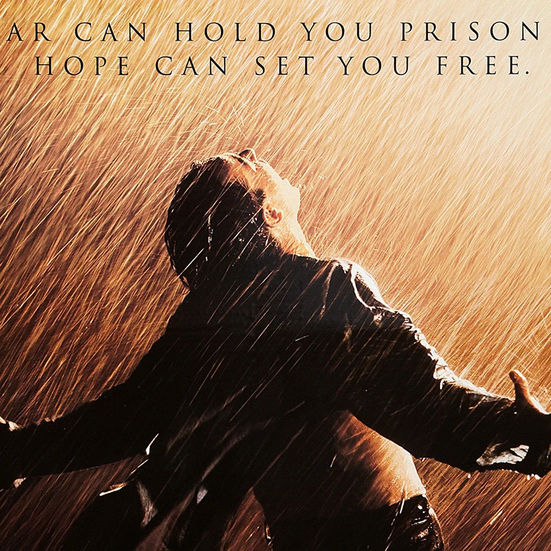 The Shawshank Redemption Classic Movie Posters And Prints Motivational Quote Wall Art Canvas Painting Film Fan Gift Home Decor Painting Calligraphy Aliexpress