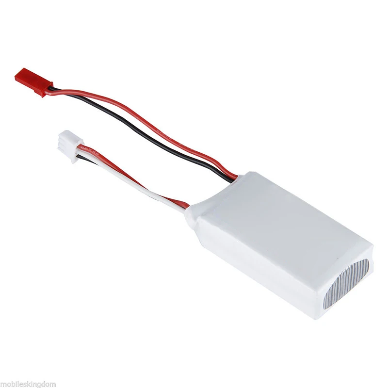 2X7,4 V 2S 1000mAh 20C JST разъем Lipo Li-poly аккумулятор для RC вертолета автомобиля