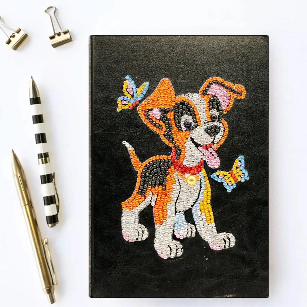 Dpsupr Diy Art Алмазный альбом для рисования дневник Полный Круглый Вышивка мозаикой из стразов A5 64 страницы сова с изображением павлиньей мандалы бабочки