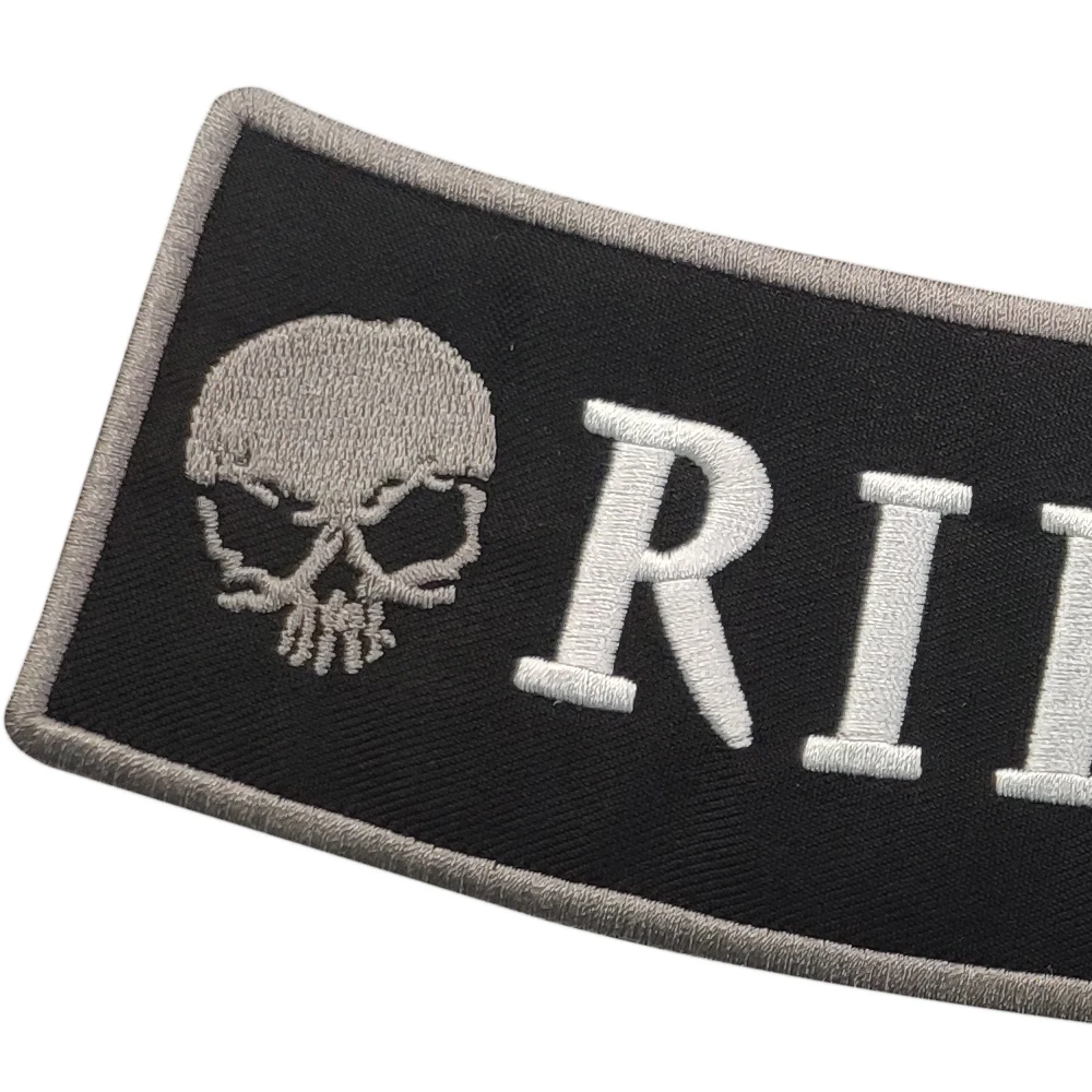 Нашивка С Вышивкой черепа для езды или вышивки|Заплатки| |