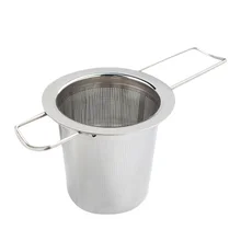 Ситечко для заварки чая ситечко из тонкой сетки со складной ручкой для подвешивания на чайные горшки чашки кружки для заваривания Кофе Чай