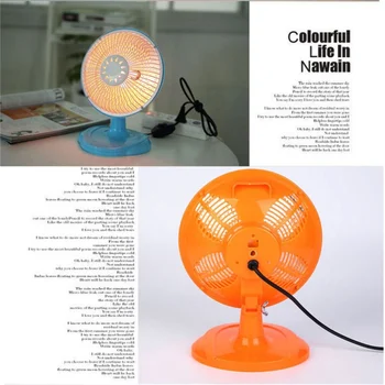 

6 Inches Adjustable Electric Heater For Winter Small Household Appliances For Bedroom Office Cold Whether Warmer Dropship