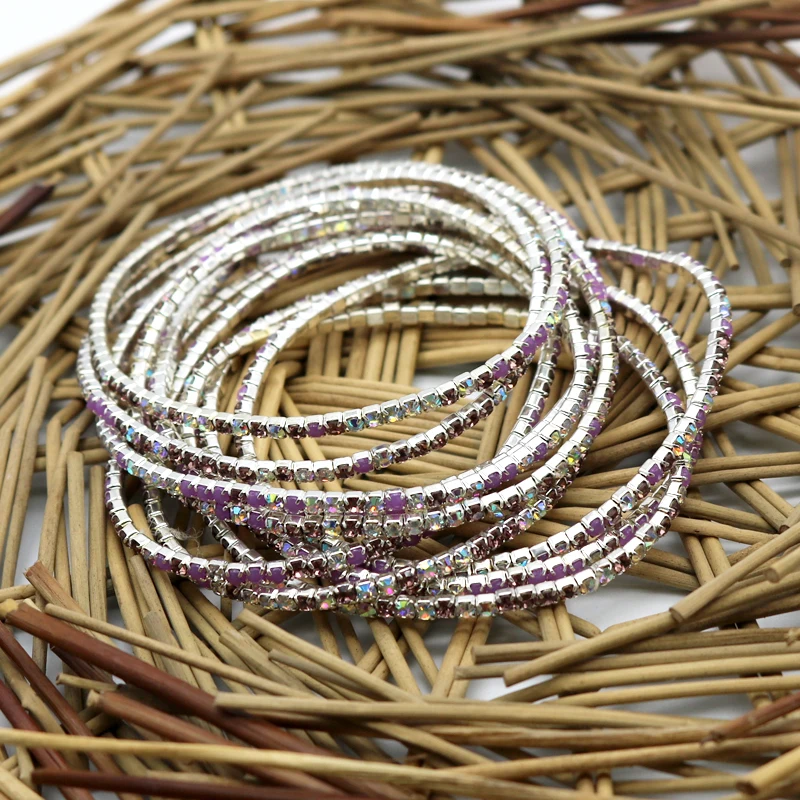 Rhinestone Elastic Bracelet Rhinestone Cuff Bracelet Rhinestone