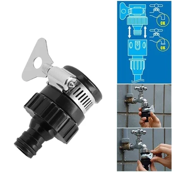 

Durable Universal Water Faucet Adapter Plastic Hose Fitting Hose Irrigation Garden Suitable For Transfer 14-24mm Diameter Tap