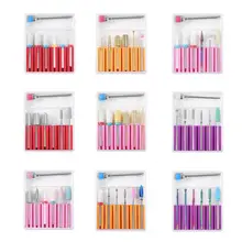 7pcs Nail Drill Bits Hot Selling Fine Polishing Multi-function Replace Head Polishing Grinding Mill Cutter Manicure Tool