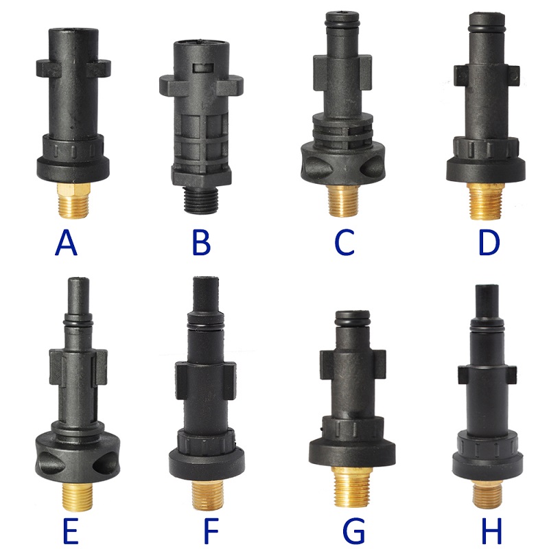 Quick Connector G1/4 Pressure Washer Spray Torch Nozzle External Thread Adapter Foam Generator Fitting for Karcher High Pressure