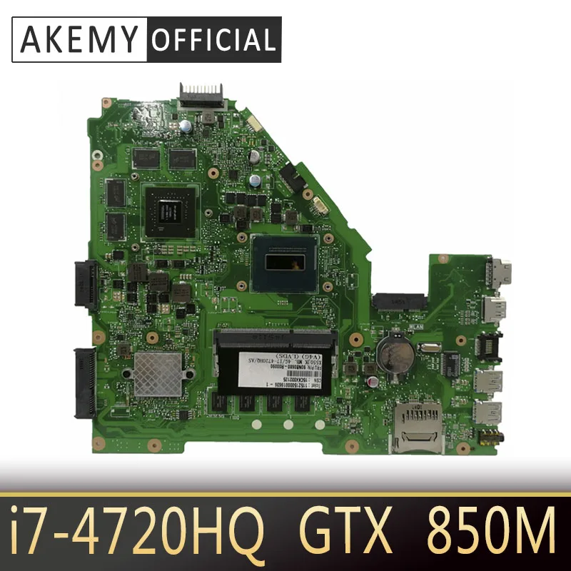 Akemy X550JK laptop motherboard For ASUS X550JX X550JF X550JD X550JK