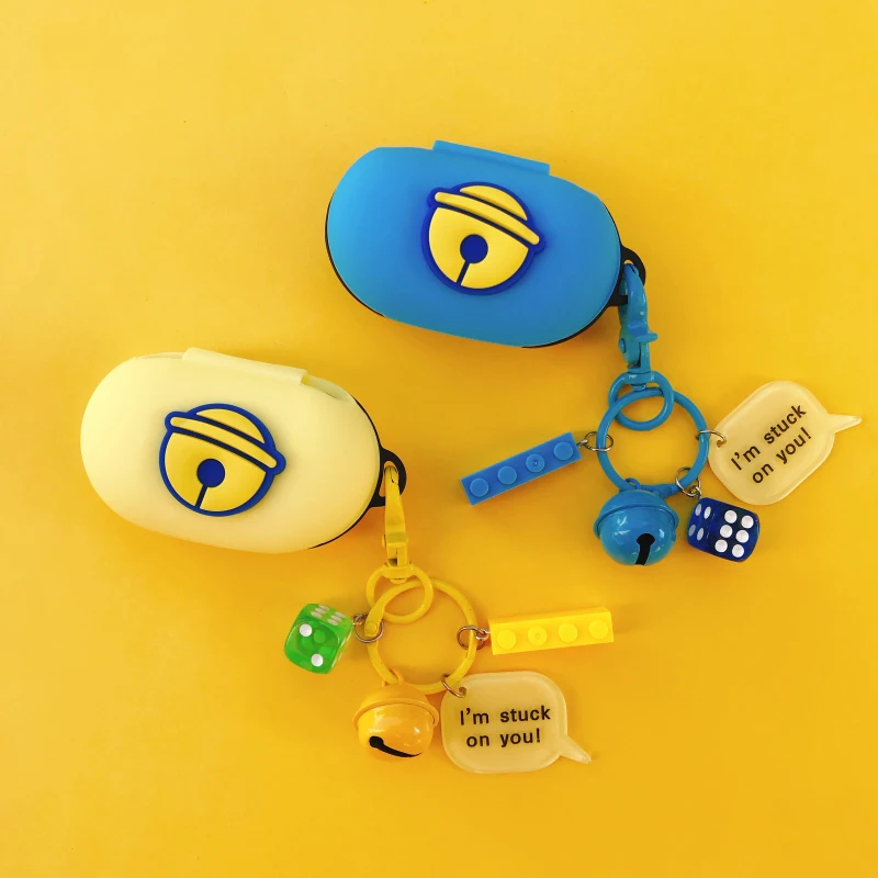 Милый силиконовый чехол для наушников в стиле колокольчика Samsung Galaxy Buds 2019