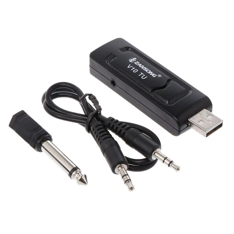 UHF USB 3,5 мм 6,35 мм Беспроводной микрофон Мегафон ручной микрофон с приемником для караоке громкоговоритель L41E