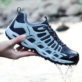

ZHJLUT Big Size 36-46 Men Outdoor Sneakers Breathable Hiking Shoes Men Women Outdoor Climbing Sneakers Trekking Trail Shoes
