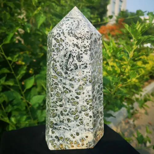 4LB натуральный Kambaba яшма кварцевый обелиск исцеляющая палочка башня точка