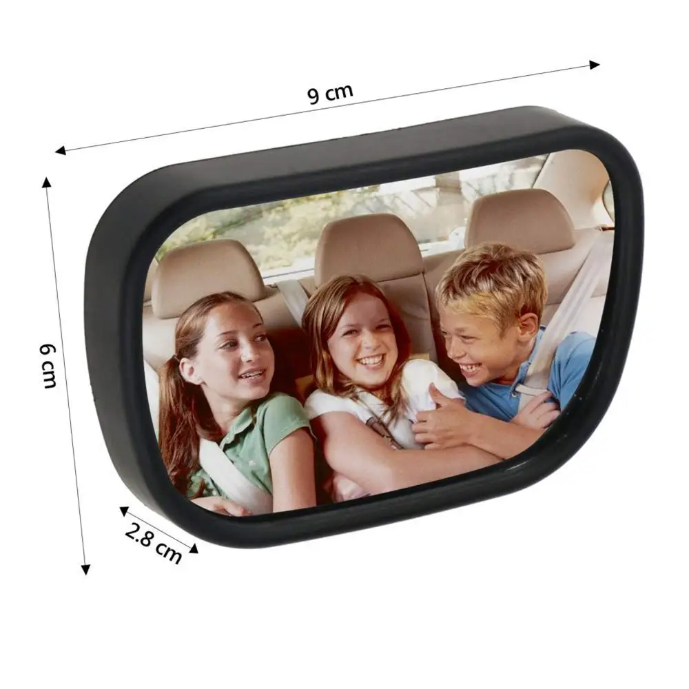 Детское безопасное зеркало заднего вида, детское Зеркало для наблюдения, 360 градусов, регулируемая Присоска на лобовое стекло, детское автомобильное зеркало
