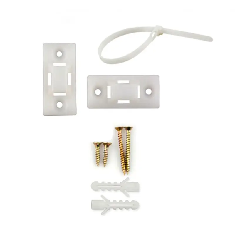 

10Pcs Furniture Straps Baby Proofing Adjustable Anti Tip Furniture Anchors Kit
