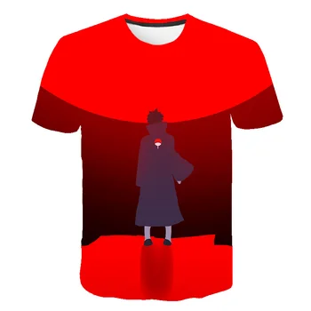 

2020 Summer new Fashion kids Tops T-shirt Naruto 3D T-shirt boys and girls Short Sleeve Print Casual Work Out T shirts