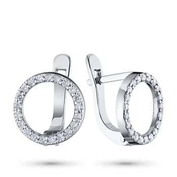 

Earrings made of white gold with diamond e0901sg04202732