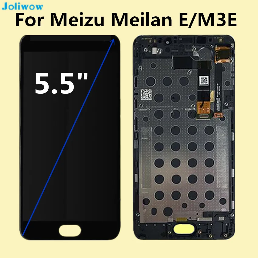 Дисплей для Meizu M3E Meilan E + сенсорный экран с рамкой инструменты дигитайзер в сборе