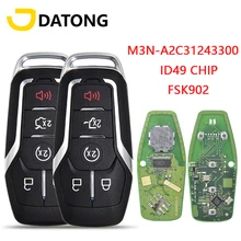 Datong Welt Auto Remote Key Für Ford Fusion Explorer Rand Mustang 2013-2017 FSK902 M3N-A2C31243300 ID49 Promixity Smart Karte