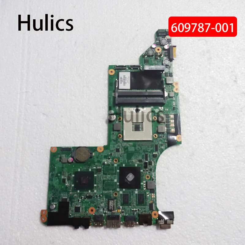 Hulics оригинальная материнская плата для ноутбука hp pavilion DV7T DV7-4000 609787-001 HM55 DDR3 DA0LX6MB6H1