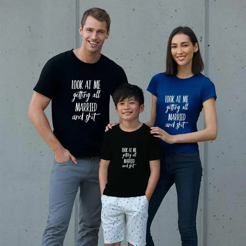 

Fashion look at me getting all married and shit tee t shirts men 3xl 4xl 5xl famous slim fit