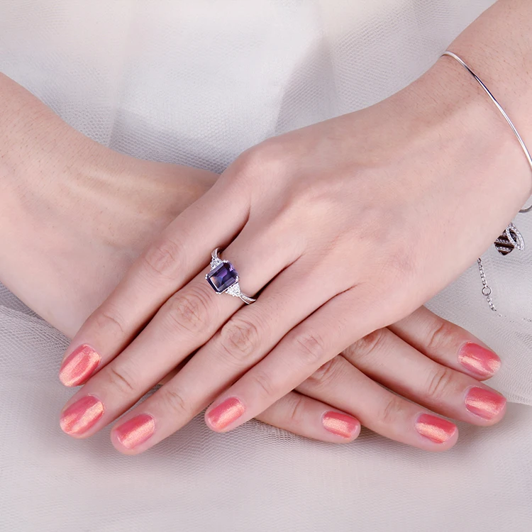 JewelryPalace, кольцо с александритовым сапфиром, 925 пробы, серебряные кольца для женщин, обручальное кольцо, серебро 925, ювелирные изделия с драгоценными камнями