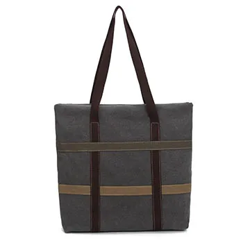 Mara's Dream New Solid Color Canvas Wash Bag Fashion Casual Wild Shoulder Bag Handbag Splicing Trend Handbag