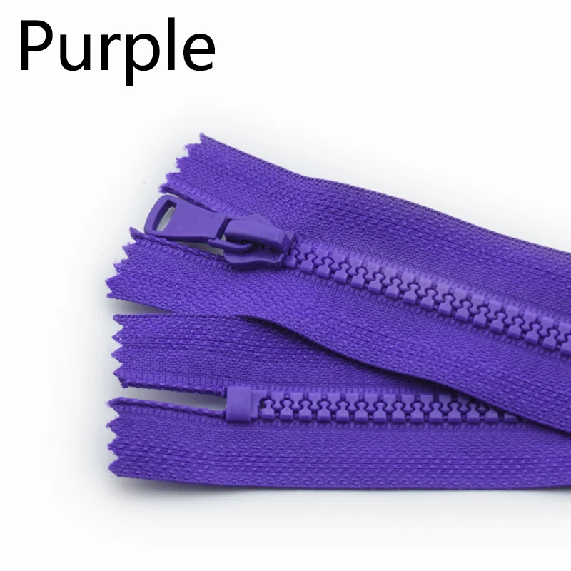 Purple Meetee 5 шт. 15/20/25 см 5# разъемная застежка-молния смолаы неразъёмная застёжка-Костюмы карман на молнии Подушка DIY кошелек одежда швейной фурнитуры ZA007 - Цвет: Purple
