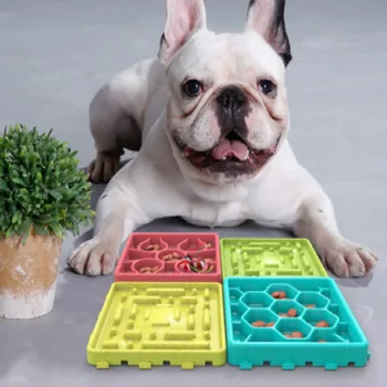 

2020 Hot Sale Pet Supplies Dog Slow Food Bowl French Bulldog Teddy Choke Prevention Slow Food Bowl Licking Plate
