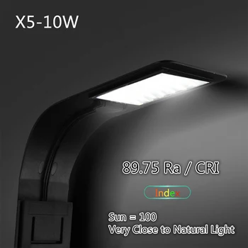 

High Lumen LED Aquarium Lights 10W Fresh Water Plants Grow Light 5W/15W Aquatic Lamps Waterproof Clip on Lamp For Fish Tank