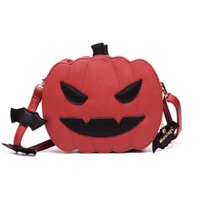  Halloween Pumpkin Shape Women's Shoulder Bag Fashion Purses And Handbags Girl's Crossbody Bag Designer Clutch Funny Cartoon Bags 