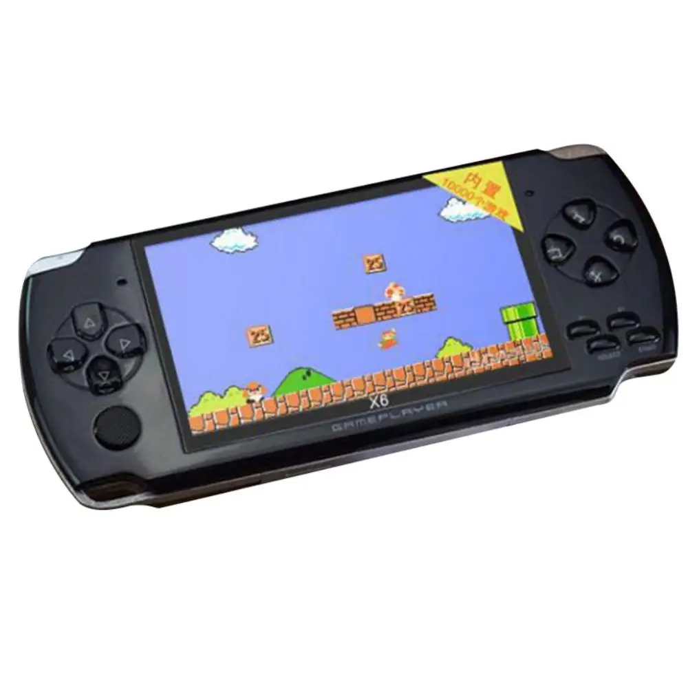 

4.3 inch Colorful Screen Portable Gamepad Handheld Game Player Console 8GB Memory for PSP Games TF Card MP4 MP5 Player