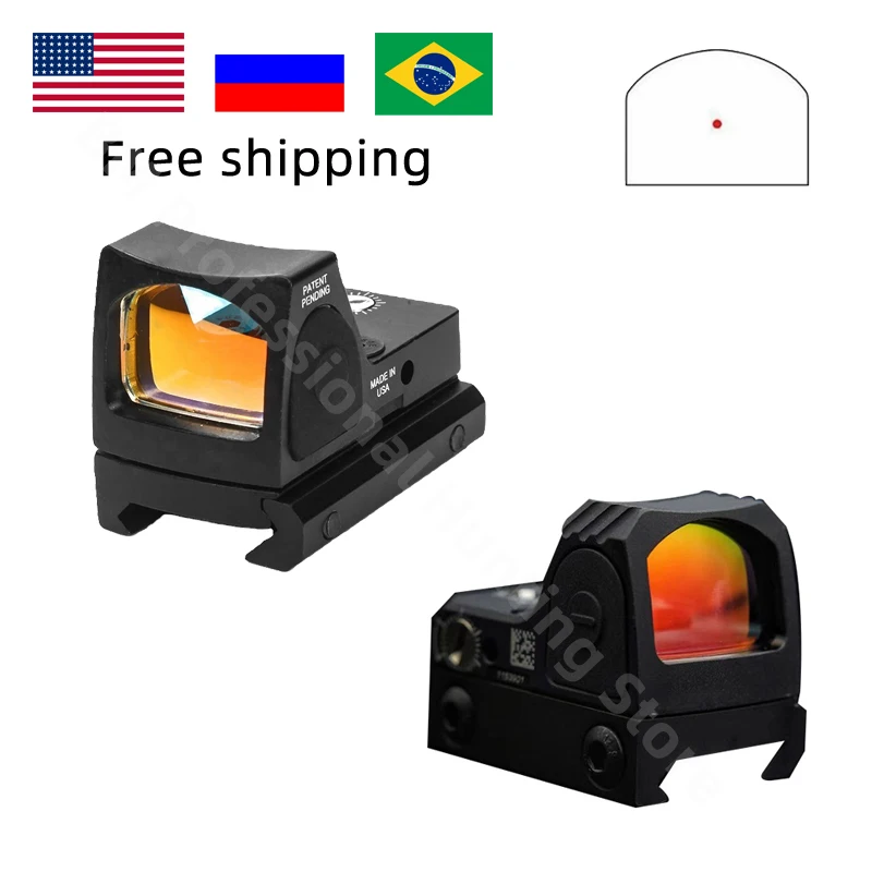 Коллиматорный прицел для винтовки Mini RMR Red Dot Вивера 20 мм страйкбольной/охотничьей