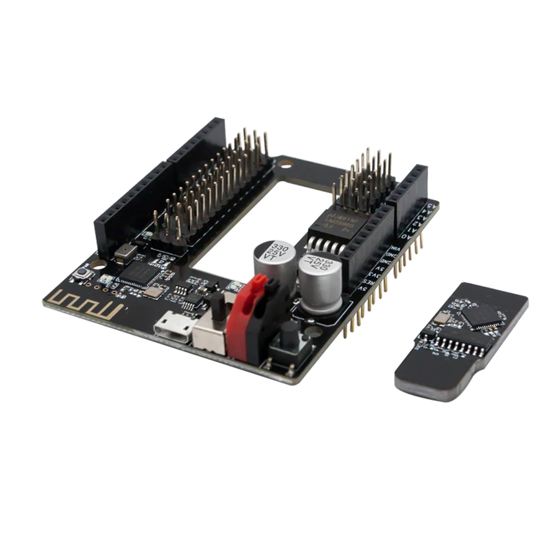 DIY Obstacle Avoidance Smart Programmable Robot Car Educational Learning Kit With Mecanum Wheels For Arduino - Set A