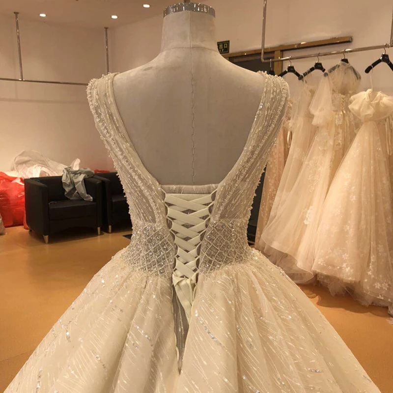 plus size wedding dresses SL-6225 wedding dress elegantes lace célébrité noiva vintage apliques crystal festa long luxo kleider bridal gowns short wedding dresses