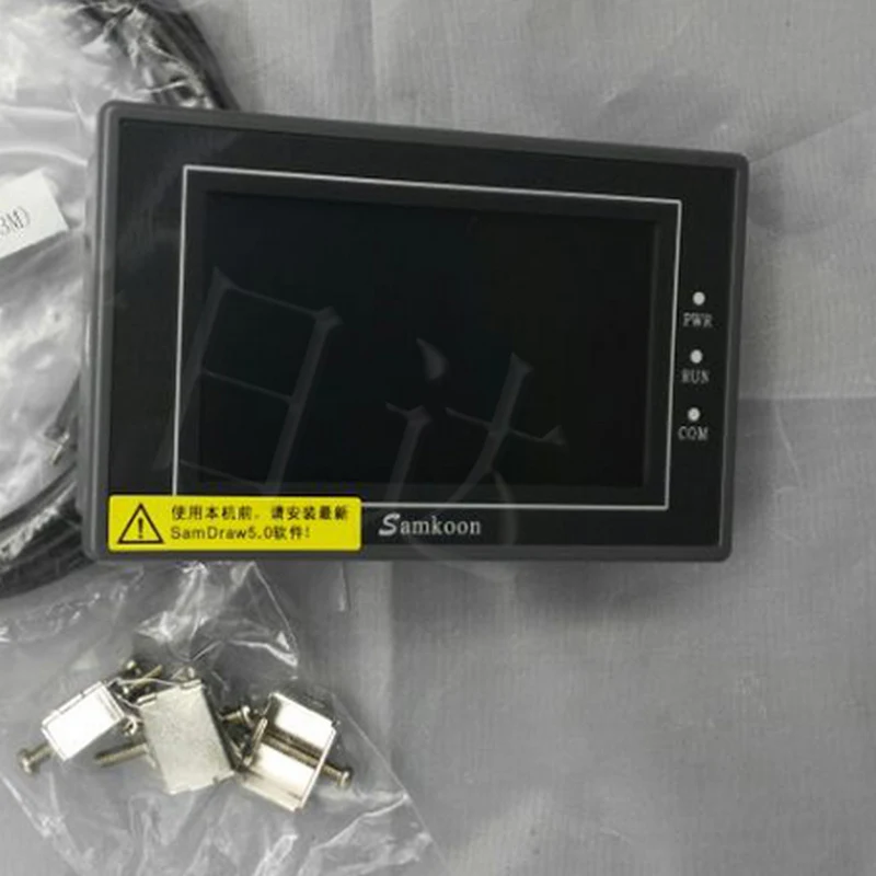 Pantalla táctil nueva marca Samkoon hmi 43 pulgadas para PLC industrial con disco USB RS232 panel t