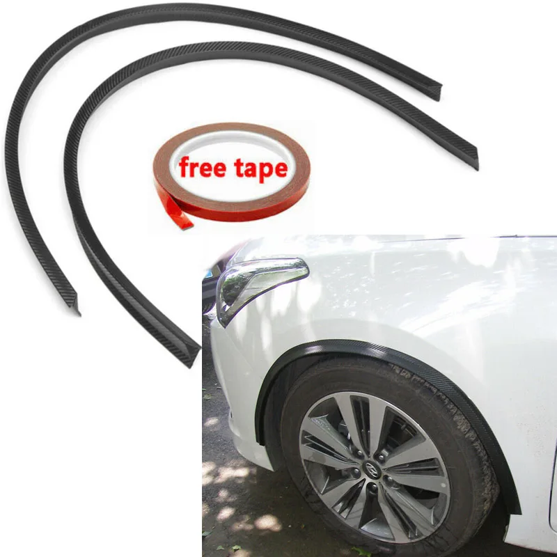 46&quot/59&quot Wheel Eyebrow High Strength Arch Decorative Strip Carbon Fiber Car Tires For Round Rubber 2pcs | Автомобили и