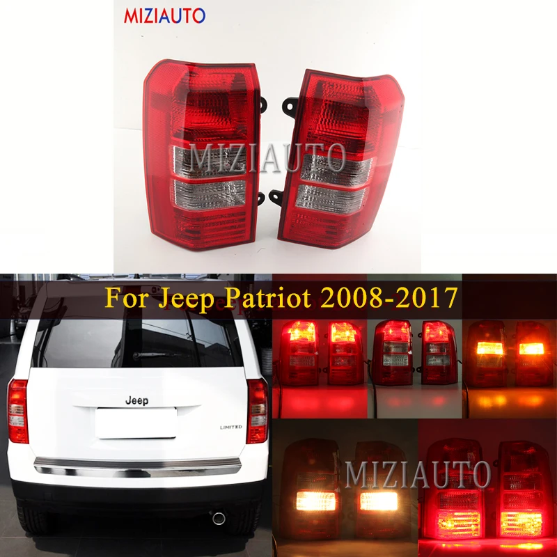 

Rear Tail Light For Jeep Patriot 2008-2017 Tail Stop Brake Lights Car Parts Accessories Rear turn signal Fog Warning lamp
