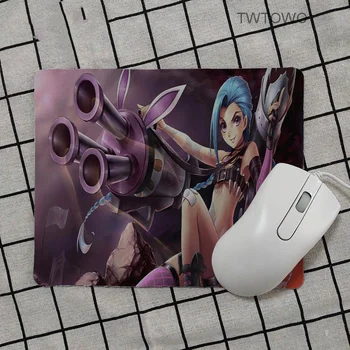 

League Of Legends Jinx Mouse Mat Big Promotion Russia Gaming Mouse Pad Desktops Mate Anime Rubber Rectangle Mousemats