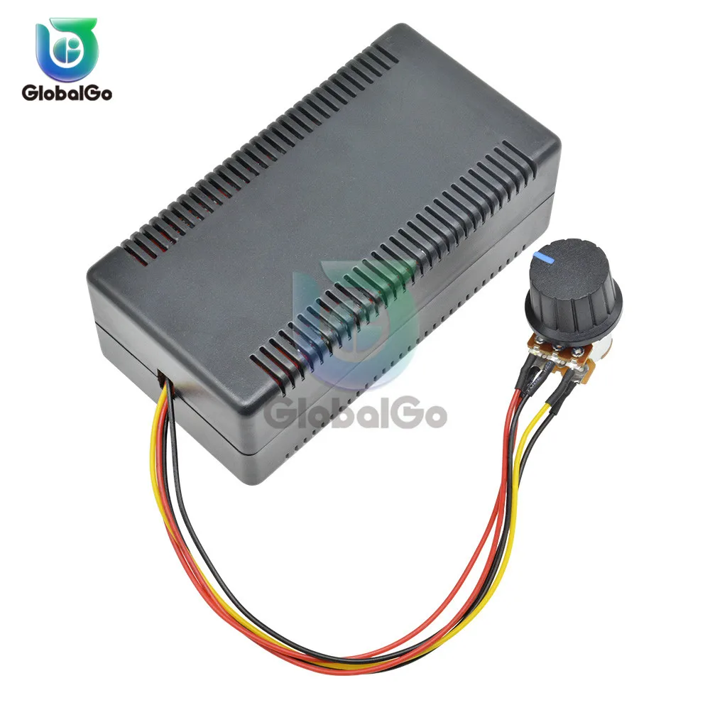 2000W 40A DC Motor Speed Controller DC 12V 24V PWM For RC Car Fan Speed Regulator Adjustable Power Control Switch Soft Starting