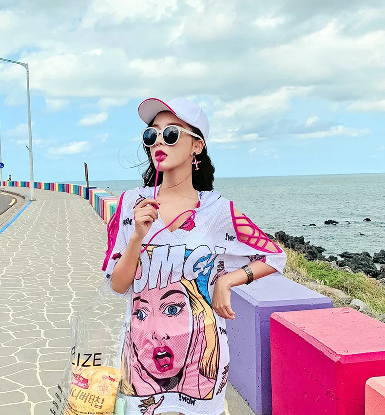 

2019 New Style Sports Three-piece Set Swimwear Students Conservative-Slimming Bathing Suit