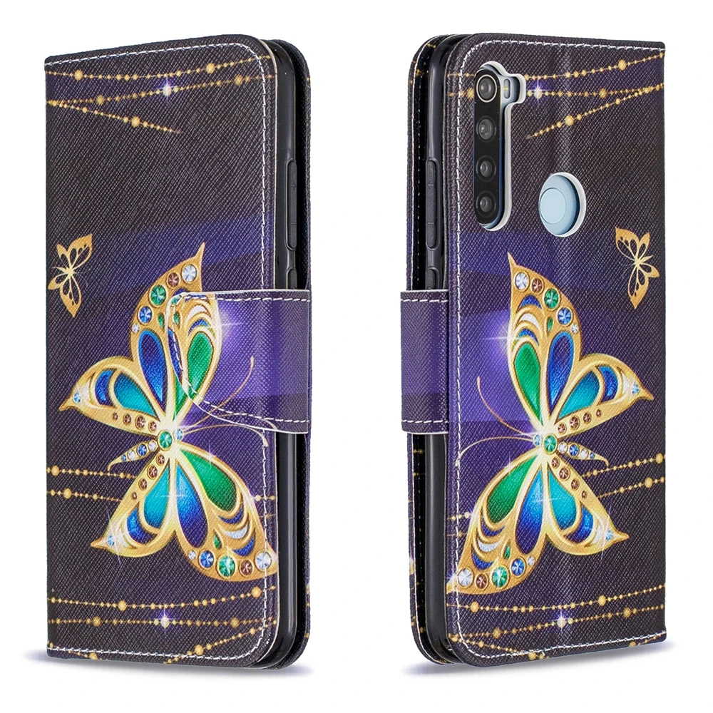 Кожаный чехол Xiaomi Redmi Note 8 Pro для Funda Xiaomi Redmi Note 8, флип-чехол, Ретро кошелек, держатель для карт, магнитные Чехлы для книг - Цвет: a5