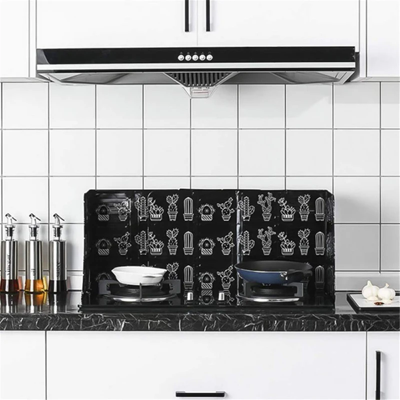 

Anti-Splashing Shield Guard Oil Splash Guard Aluminum Foil Oil Block Oil Barrier Stove Heat Insulation Kitchen Accessories