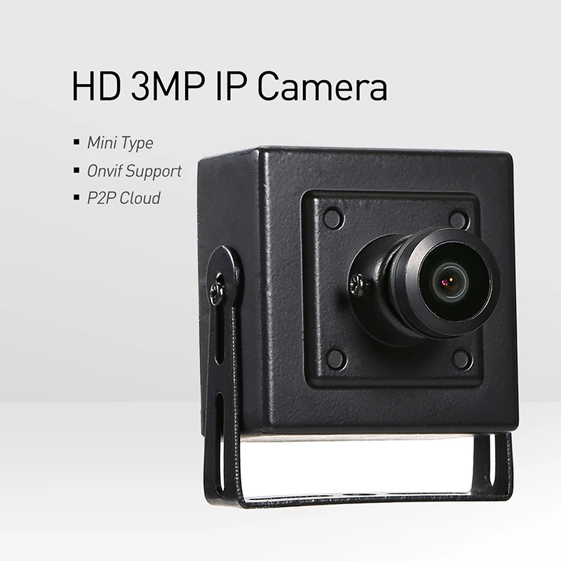 POE H.265 рыбий глаз HD 3 Мп мини тип внутренняя IP камера 1296P / 1080P панорамная
