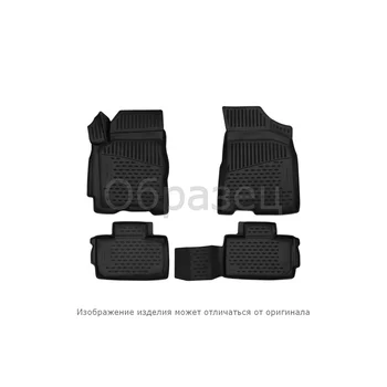

3D mats in salon Lexus RC 350, 04/2015, 4 PCs (PU) (Lexus RC)