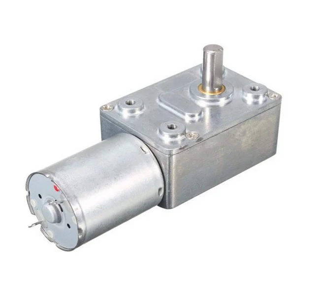 12V Worm Geared Motor 0.6RPM Reversible Gear Reducer Turbo Motor Metal Gear Reverse Self Lock For Automation Equipment 12V Worm Geared Motor 0.6RPM Reversible Gear Reducer Turbo Motor Metal Gear Reverse Self Lock For Automation Equipment